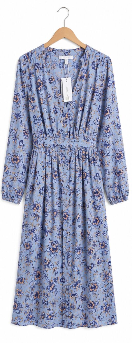 NWT Derek Lam 10 Crosby Valerie Twist Fron Cotton Dress Sz 4
